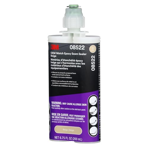 3M OEM Match Epoxy Seam Sealer 08522, Beige, 200 ml, Medium-Bodied - color: Beige