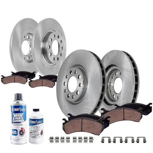 Detroit Axle - 10pc Brake Kit for 2015-2017 Chrysler 200 - size: 10PR53079/kit
