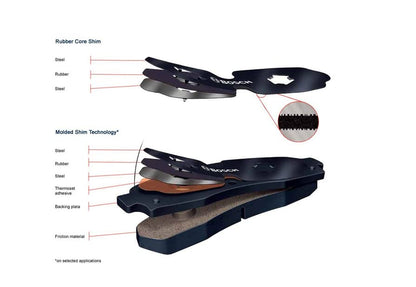 BOSCH BC1602 QuietCast Premium Ceramic Disc Brake Pad Set - Rear