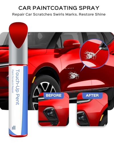 G7C/WA130X Red Hot Touch Up Paint Compatible with Chevrolet Exact Match Chips and Nicks Touch Up - color: Red Hot(G7C/WA130X) compatible with Aveo/Blazer/Camaro/Colorado/Cruze/Express/Silverado/Sonic/Spark/Trax-models
