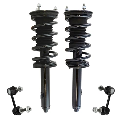 TRQ Front Suspension Kit Complete Strut & Coil Spring Assembly Sway Bar - style: SCA34831