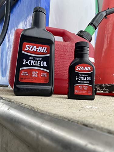 STA-BIL Full Synthetic 2-Cycle Oil, 2.6 oz - size: 2.6 fl. oz
