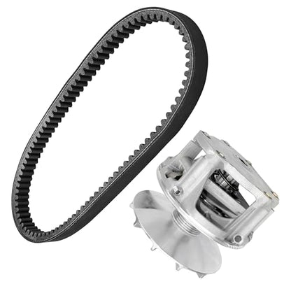 Caltric Complete Primary Drive Clutch with Belt Compatible with Polaris Sportsman 500 4X4 1998-2002