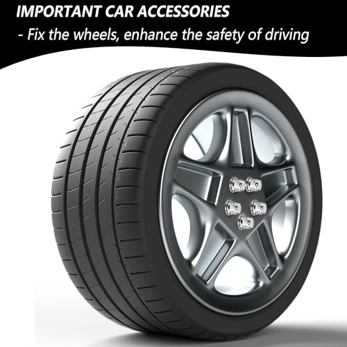 4PCS M12x1.5 Lug Nuts Set,Chrome-Plated Steel Wheel Locks Lug Nuts with Washer Replaces OEM#90084-94001,Lug Nut Lock Set Compatible with Toyota Camry Prius Lexus ES250 Scion (4PCS) - color: 4PCS