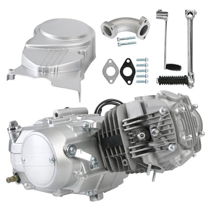 Complete Set of 125cc Engine Air-Cooled 4 Stroke 4 Speed with 15T 428 Chain Sprocket & Air Filter for XR50 CRF50 XR CRF 50 70 ATC70 110 ATC70 Z50 CT70 CL70 SL70 XL ST70 Dirt Pit Bike Motorcycle