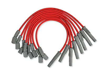 MSD 31639 Super Conductor Spark Plug Wire Set, Red