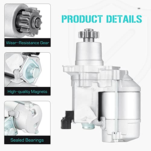 New Starter Fits for Toyota Avalon 3.0L 98-04, for Camry 98-05, for Highlander 01-03, for Rav4 2.0L 01-03 2.4L 04-05, for Sienna 3.0L 98-02, for Solara 3.0L 99-03, 410-52097, 28100-03100, 28100-74260