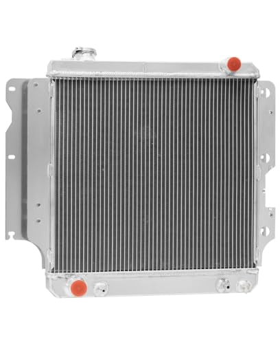 Aluminum 2 Row Radiator For 1987-2006 Jeep Wrangler YJ/TJ 2.4L 2.5L 4.0L 4.2L - size: 2-Row Aluminum