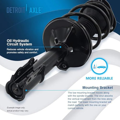 Detroit Axle - Front Suspension Kit for 2003-2008 Toyota Corolla - size: 4QU47740/ Big strut kit