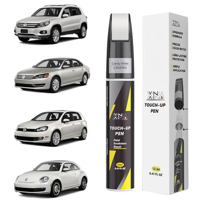 XNA Candy White(LB9A/B4) for Volkswagen Touch Up Paint - color: Candy White(LB9A/B4) for 2009-2014 Tiguan/2002-2014 Jetta/2006-2014 Golf GTI/2012-2015 Passat/2010-2014 Golf/2010-2015 CC/2009-2014 Beetle/2007-2014 EOS
