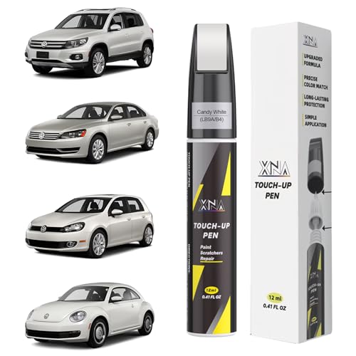 XNA Candy White(LB9A/B4) for Volkswagen Touch Up Paint - color: Candy White(LB9A/B4) for 2009-2014 Tiguan/2002-2014 Jetta/2006-2014 Golf GTI/2012-2015 Passat/2010-2014 Golf/2010-2015 CC/2009-2014 Beetle/2007-2014 EOS