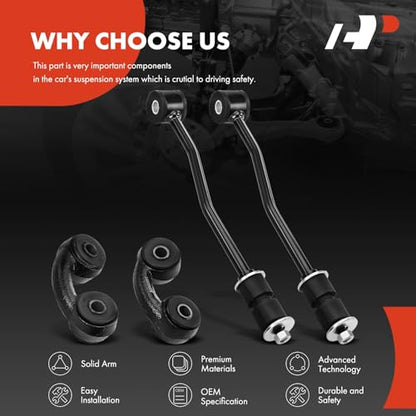 A-Premium Front & Rear Sway Bar Link Stabilizer Bar End Link Kit
