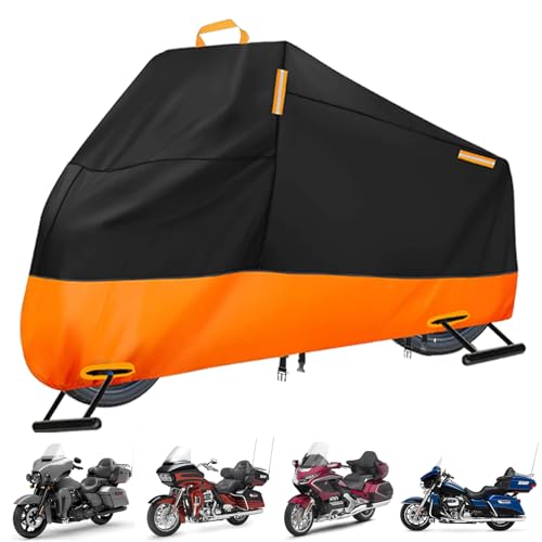Motorcycle Cover Fits for Harley Davidson Electra Road Street Glide - size: XXXXL (Fits up to 116")