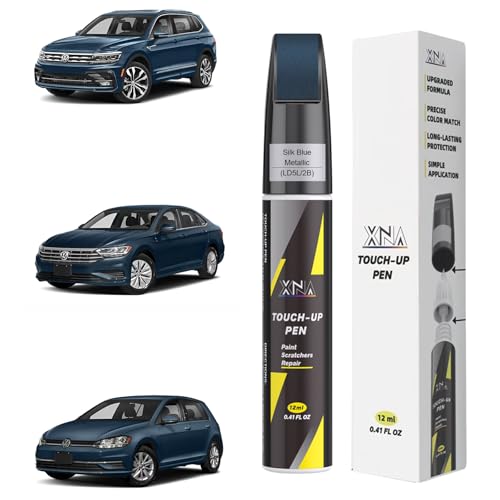 XNA Silk Blue Metallic(LD5L/2B) for Volkswagen Touch Up Paint - color: Silk Blue Metallic(LD5L/2B) for 2018-2020 Tiguan/2015-2021 Jetta/2015-2021 Golf/2016-2019 Beetle