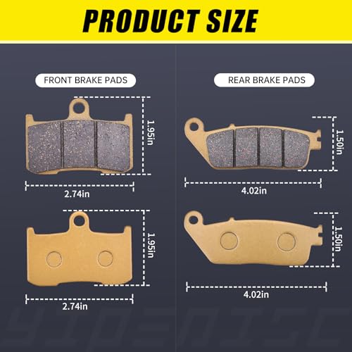 Brake Pads for Indian Chieftain/Roadmaster/Chief/Springfield 2014-2022