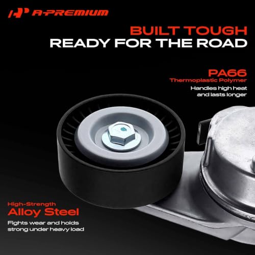 A-Premium Belt Tensioner Assembly with Pulley Compatible with Ram, Chrysler - color: 38323 Grand Cherokee (5.7L/6.1L/6.2L/6.4L)