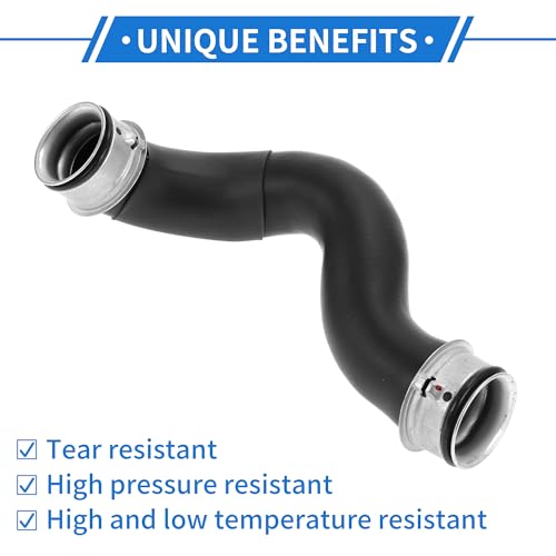 1 Pc Radiators Hose for Mercedes-Benz CL550 2009-2010 S550 2007-2010 Good Sealing Rubber Black Upper Coolant Water Tank Connection Pipe