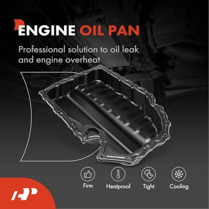 A-Premium Lower Engine Oil Pan Sump with Drain Plug