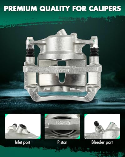 SCITOO 19B1568 Front Right Passenger Side Brake Caliper - size: Front Passenger[19B1568]