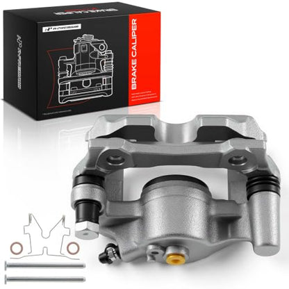 A-Premium Rear Left Driver Disc Brake Caliper with Bracket - style: Rear Driver Side