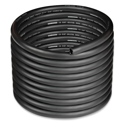 EVIL ENERGY 3/4" Heater Hose 25FT Coolant Radiator SAE 20R3 100PSI - size: 3/4 25FT