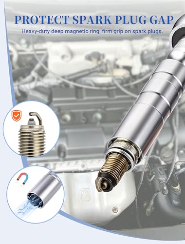 SARDVISA 14mm & 16mm Spark Plug Socket Set for 9/16" & 5/8" Spark Plugs - size: 2 Packs
