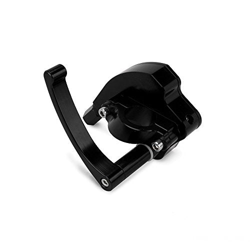 AnXin ATV Thumb Lever Control Throttle Housing Assembly Universal 7/8" CNC for Raptor 700 King Quad KFX450R Banshee 350 Warrior 350 YFZ450 Sportrax 450 TRX250R TRX450R ATV Quad Black