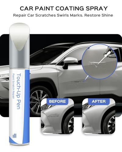 070 Blizzard Pearl Tricoat Touch Up Paint Compatible with Toyota Exact Match Chips and Nicks Touch Up - color: Blizzard Pearl Tricoat(070) compatible with 4Runner/Avalon-models/Camry-models/Corolla/Corolla-iM/Highlander-models/Land-Cruiser/Prius/Prius-c/P