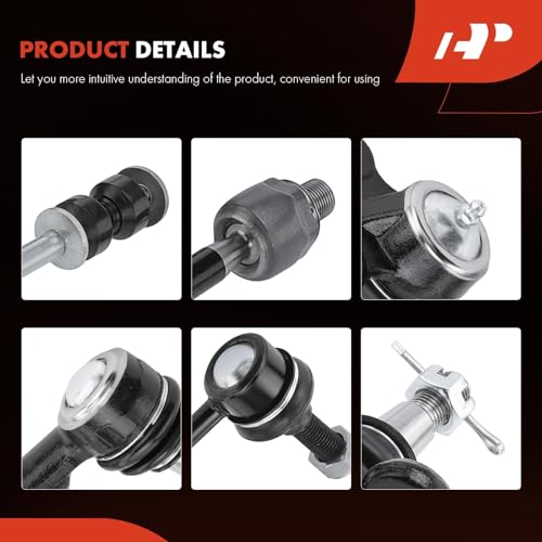 A-Premium 10Pcs Suspension Kit, Front & Rear Sway Bar Link