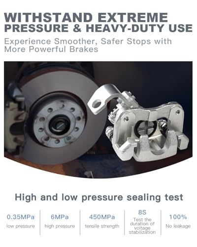 Rear Disc Brake Caliper Left & Right, Compatible with 2006-2015 Honda Civic EX(L) Si, 2009-2015 Civic Hybrid(L), Civic MUGEN Si, Acura ILX, Rear Driver & Passenger Side, Replace 19B3299/98 - size: 19B3299-L&R