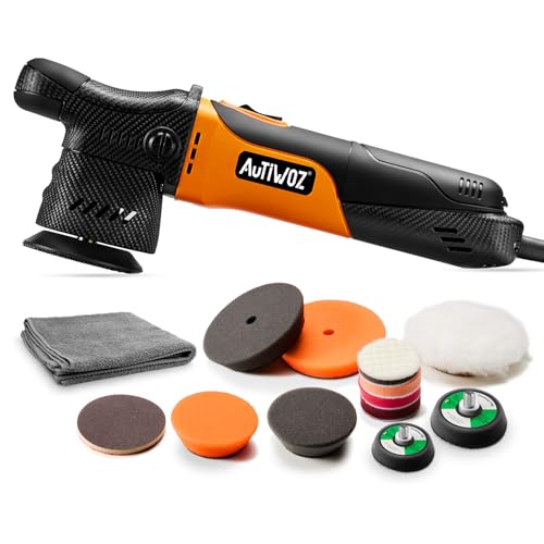 AUTIWOZ W02 Mini Buffer, 2/3Inch Dual Action Polisher, 12mm Random Orbital - size: k1