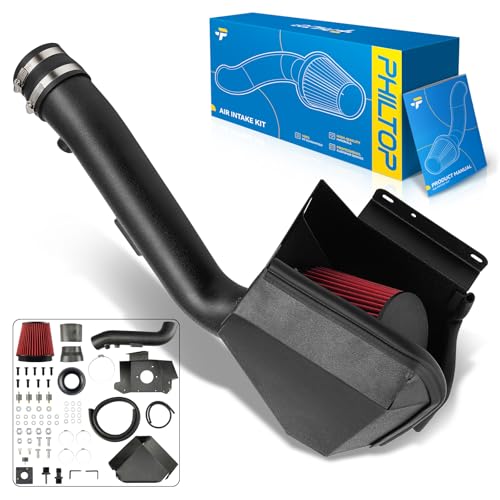 PHILTOP 3.5" Cold Air Intake Kit for 2010-2014 Toyota FJ Cruiser, Red - color: Red, size: For Toyota 4Runner 2010-2023,FJ Cruiser 2010-2014