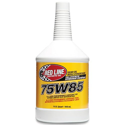 Red Line 80204 WaterWetter Super Coolant - 12 Ounce | Red Line 50104 75W85 GL-5 Full Synthetic Gear Oil for Hypoid Limited Slip Differentials - 2 Quarts