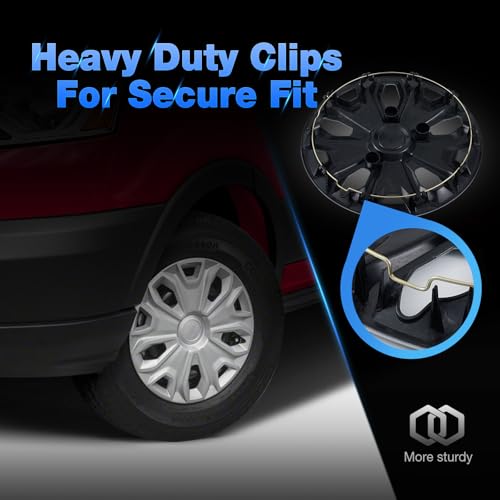Hubcap Wheel Covers for 2015-2026 Ford Transit 150 250 350 350HD Sliver - color: 4 pcs Silver