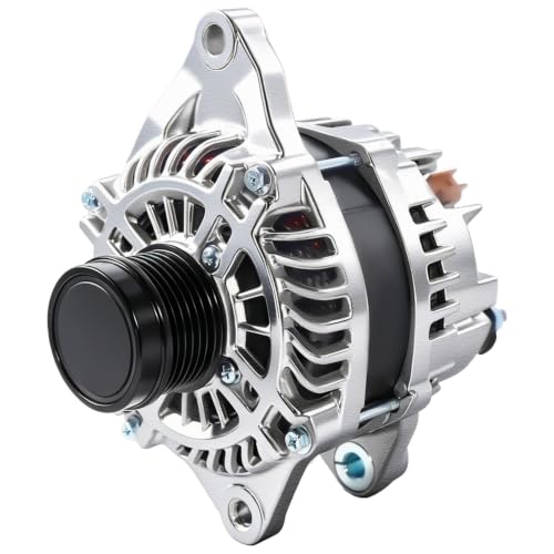 11440N Car Alternator Compatible with 2009-2020 Dodge Journey L4 2.4L 2360cc, Replace OE# 04801490AA, 4801490AA, 4801490AC, 4801490AD, A002TX0281, A2TX0281, AL6480X - size: 11440N