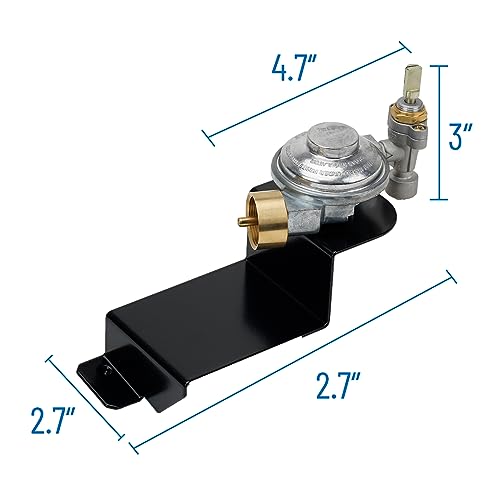 Skyflame Gas Grill Valve Regulator Replacement Parts for Weber 64866 - size: Large - For Weber Q1000 Q1200 Series