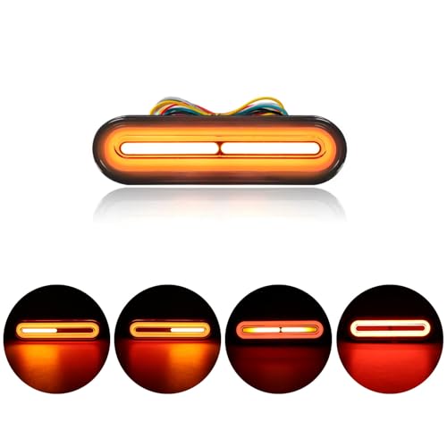 Alopee 5" Universal Led Motorcycle Tail Lights 12V-80V, 1 Pack - size: 1 Pack 5 Inch Tail Light