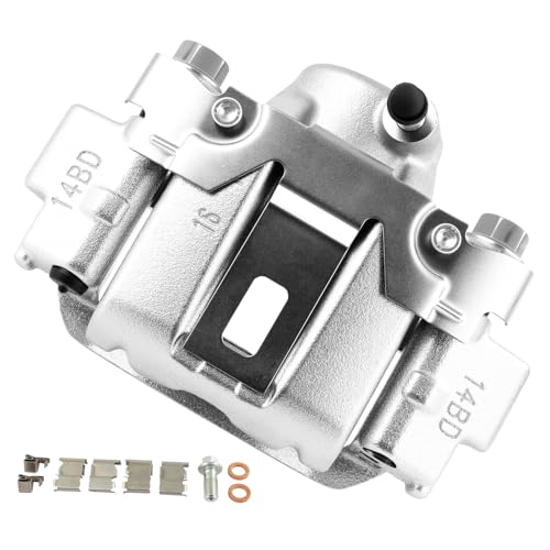 cciyu Rear Left Disc Brake Caliper Assembly with Bracket 19B1656 - size: Rear Left[19B1656]