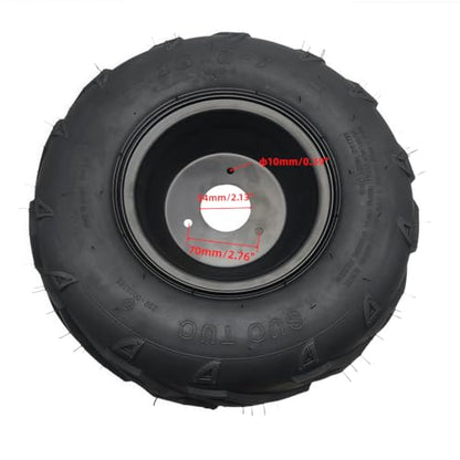 CLEO 16 * 8-7 Right Wheel Assembly For 50cc 90cc 110cc taotao ATV Go-Karts Bolt Rim Spacing 70mm