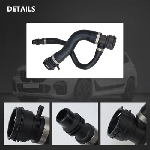 17127537107 Upper Radiator Hose Compatible with BMW