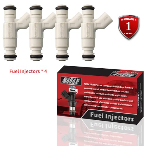 Set of 4 Fuel Injectors 4891345AA FJ499 812-12133 Replacement - size: FJ499