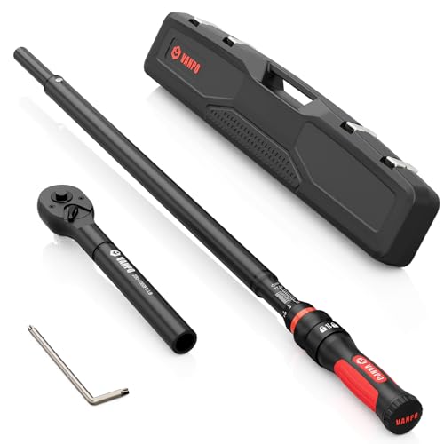 VANPO Torque Wrench 1 Inch Drive 200-1000 Ft-Lb, 48" Length, ±3% Accuracy - size: 1-Inch（200-1000 Ft-Lb）