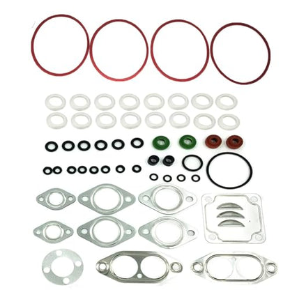 Engine Valve Cover Gasket Set Complete Set with Grommets for 1989-1993 Dodge W350 for 1989-1993 Dodge W250 for Dodge D350 for Dodge D250 for Dodge Ram 2500 5.9L H4 FS21132C
