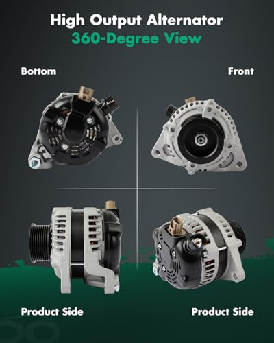 SCITOO 150A Alternator Fits For Ford F-250 F-350 F-450(Super Duty) 11-22 - size: Small, style: 11622 Alternator