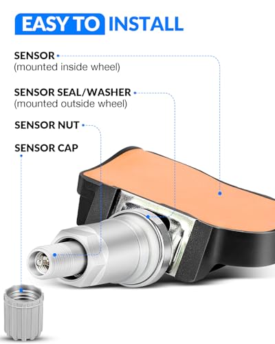Pre-Programed TPMS Sensors Fit for:-Nissan 2006-2012 Maxima - size: 40700-1AA0B(4)
