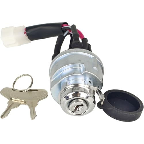 EZROAD Ignition Switch SBA385201890 87760272 Compatible with New Holland TC30 2120 1920 3415 1720 1320 1220 1520 1620 1120 1215 1715 CM224 CM222 CM274 CM272 4WD 2WD 27HP 22HP Compact Tractor Mower