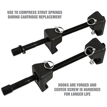 OEMTOOLS 37036 Strut Spring Compressor, Car Spring Compressor Tool, Coil Spring Compressor for Heavy Duty Springs - style: Green Storage Case