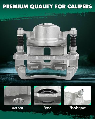 SCITOO 1PC 19B2668 Front Driver Side Disc Brake Caliper With Bracket - size: Front Driver[19B2668]