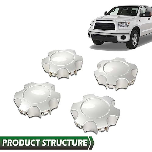 GRAND ORANGE Wheel Center Caps 17" Fit Tundra/Sequoia 2003-2007 - color: Fit 2003-2007 Tundra/Sequoia