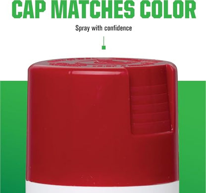 Rust-Oleum Farm & Implement Gloss International Harvester Red Spray Paint - color: International Harvester Red, size: 12 Ounce (Pack of 6)